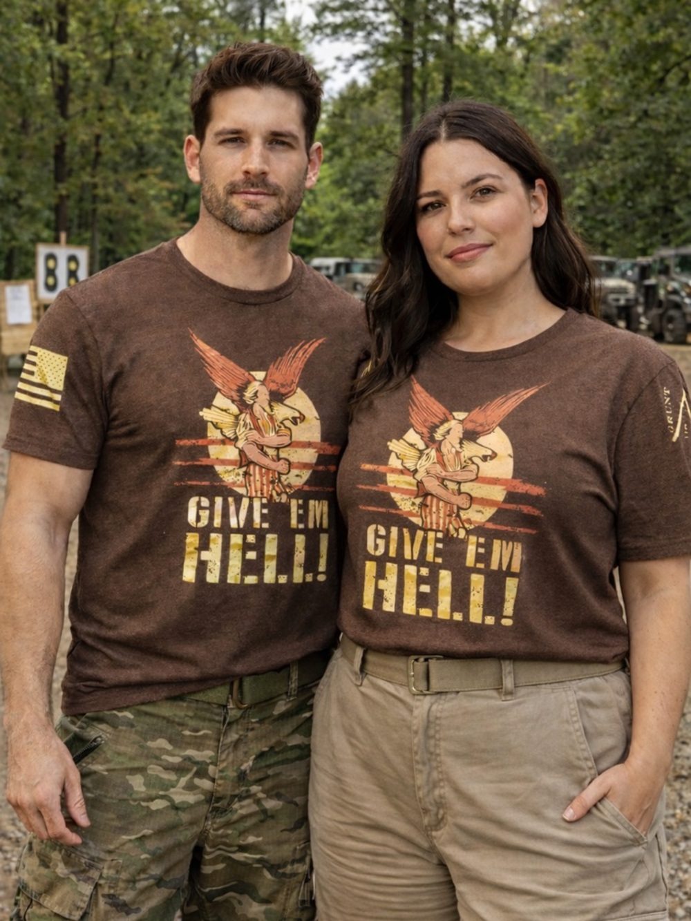 Grunt Style- “Give ’Em Hell!” Graphic Tee | Size Medium | Unisex